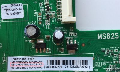 MAIN / TCL V8-OMS8224-LF1V002 / 08-MS82S02-MA200AA / 08-MS82S02-MA300AA / 08-CM39TML-LC231AA / GLE950777E / 40-MS82S0-MAF2HG	 - Imagen 2