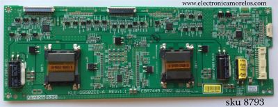 LED DRIVER / LG EBR74492902 / 2902B / KLE-D550ZCI-A / MODELO 55LM9600-UC	