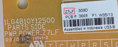 FUENTE / LED DRIVER / SANYO 1LG4B10Y12500 Z7LF / 1LG4B10Y12500 / Z7LF / PANEL LC420DUE (SF)(R2) /  MODELO DP42D23 P42D23-00	 - Imagen 2
