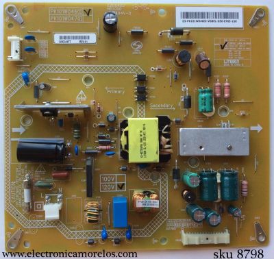 FUENTE DE PODER / TOSHIBA PK101W0460I / UB-3730-2C / MODELO 32L2400U	