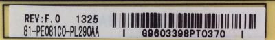 FUENTE DE PODER / TCL 81-PE081C0-PL290AA / 40-P081C0-PWF1XG / PE081C0 / MODELO L32D3260D	 - Imagen 2