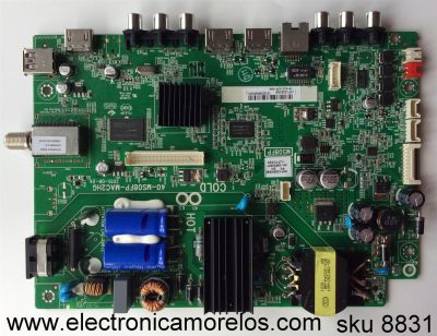 MAIN FUENTE (COMBO) PARA TV TCL / NUMERO DE PARTE V8-0MS08PI-LF1V030 / 40-MS08FP-MAC2HG / MS08FP / IDF120606B / T8-43D14ZF-MA2