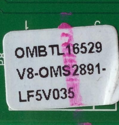 LED DRIVER PARA TV TCL / NUMERO DE PARTE V8-OMS2891-LF5V035 / OMBTL16529 / 40-42P720-MEE2XG / MODELO LE58FHDE3010TBAA - Imagen 2