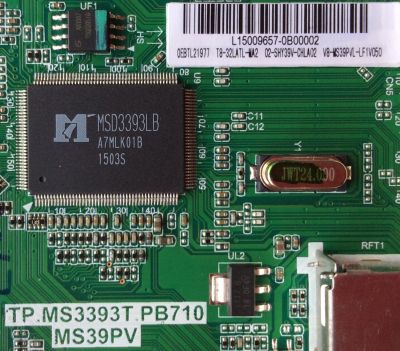 MAIN FUENTE PARA TV TCL T8-32LATL-MA2 / TP.MS3393T.PB710 / 0EBTL21977 / 02-SHY39V-CHLA02 / V8-WS39PVL-LF1V050 / MS39PV	 - Imagen 2