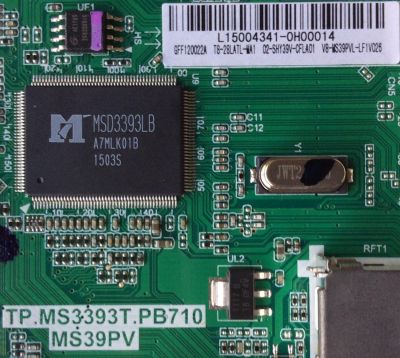 MAIN FUENTE PARA TV TCL GFF120022A / TP.MS3393T.PB / MS39PV / L15004341 / 02-SHY39V-CFLA01 / V8-WS39PVL-LF1V026 - Imagen 2