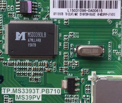 MAIN FUENTE PARA TCL T8-32LATL-MA2 / TP.MS3393T.PB710 / GFF119197B / 02-SHY39V-CHLA02 / V8-WS39PVP-LF1V013 / TP.MS3393T.PB710 / MS39PV - Imagen 2