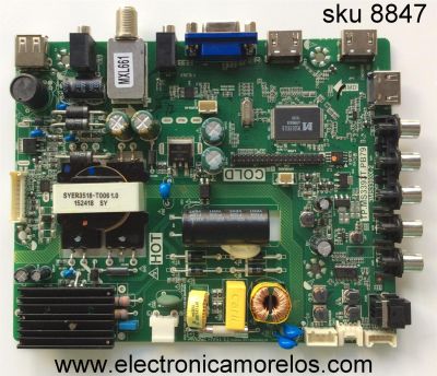 MAIN / FUENTE / (COMBO) / TCL B15103610 / L32R6400TN / 02-SHG39A-C001000 / TP.MS3393T.PB79 / 3MS3393X-2	