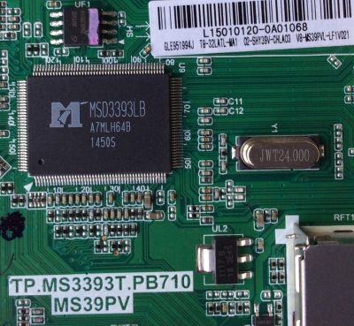 MAIN / FUENTE /(COMBO) / TCL L15010120 / GLE951994J / 02-SHY39V-CHLA03 / V8-WS39PVL-LF1V021 / TP.MS3393T.PB710 / MS39PV / T8-32LATL-MA1 / MODELO DE 32''	 - Imagen 2