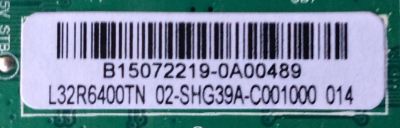 MAIN / FUENTE / (COMBO) / TCL B15072219 / L32R6400TN / 02-SHG39A-C001000 / TP.MS3393T.PB79 / 3MS3393X-2	 - Imagen 2