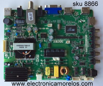 MAIN / FUENTE / (COMBO) / TCL B15103714 / L32R6400TN / 02-SHG39A-C001000 / TP.MS3393T.PB79 / 3MS3393X-2	