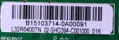 MAIN / FUENTE / (COMBO) / TCL B15103714 / L32R6400TN / 02-SHG39A-C001000 / TP.MS3393T.PB79 / 3MS3393X-2	 - Imagen 2