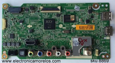 MAIN / LG EBT63439827 / EAX66242602 / PANEL NC500DUN-VXBP3 / MODELOS 50LF6000-UB.BUSJLOR / 50LF6000-UB.BUSJLJR 