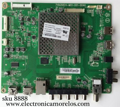 MAIN / VIZIO 756TXECB02K012 / XECB02K012 / 715G5824-M01-001-004K / MODELO E390I-A1 LTYWNQFQ	