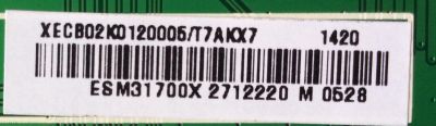 MAIN / VIZIO 756TXECB02K012 / XECB02K012 / 715G5824-M01-001-004K / MODELO E390I-A1 LTYWNQFQ	 - Imagen 2