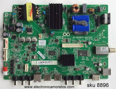 MAIN / FUENTE / (COMBO) / TCL V8-0MS08SP-LF1V027(J6) / IDF1500003 / 40-MS08FP-MAC2HG / T8-43D14ZF-MA1 / MODELO 43''	