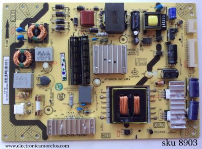 FUENTE DE PODER / TCL 08-PE371C5-PW200AA / 40-E371C4-PWH1XG / PE371C4 / MODELO LE40FHDE5510TATBAA	