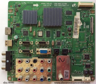 MAIN / SAMSUNG BN94-02621V / BN41-01149B / BN97-03800A / MODELO LN46B610A5FXZA  / PANEL LTF460HF06	