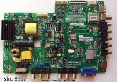 MAIN FUENTE PARA TV TCL L14060296 / TP.MS18VG.P77 / MS82PT / GLE951421B / 02-SHY82P-CHLA01T / V8-WS82PTL-LF1V109