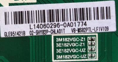 MAIN FUENTE PARA TV TCL L14060296 / TP.MS18VG.P77 / MS82PT / GLE951421B / 02-SHY82P-CHLA01T / V8-WS82PTL-LF1V109 - Imagen 2