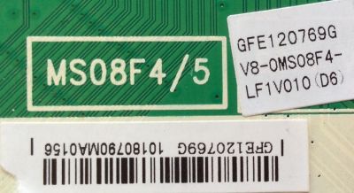 MAIN / TCL GFE120769G / V8-OMS08F4-LF1V010(D6) / 40-MS08FP-MAA2HG / MS08F4/5	 - Imagen 2