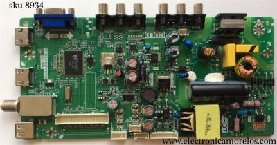 MAIN FUENTE (COMBO) PARA TV TCL / NUMERO DE PARTE L15061742 / TP.MS3393T.PB710 / MS39PV / GFF120050B / T8-32LATL-MA3 / 02-SHY39V-CHLA05 / V8-MS39PVL-LF1V090 / MODELO 32''