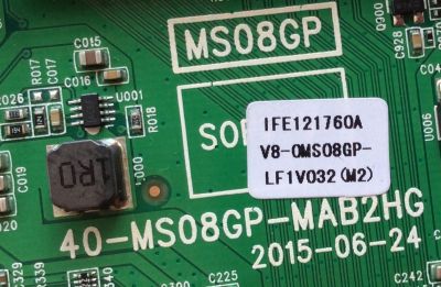 MAIN / FUENTE / (COMBO) / TCL IFE121760A / V8-0MS08GP-LF1V032 / 40-MS08GP-MAB2HG / MS08GP / MODELO 32''	 - Imagen 2