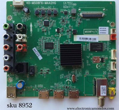 MAIN PARA TV PIONEER  GFF119715A /  40-MS08F6-MAA2HG / V8-OMS08F4-LF1V003 / V8-0MS08F4-LF1V003  / V8-OMS08F4-LF1V003 / MS08F4/5 / MODELO PLE-50S05FHD	