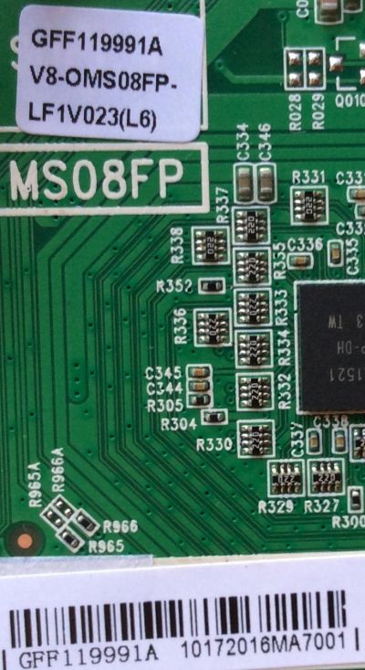 MAIN  FUENTE  (COMBO) / TCL GFF119991A / V8-OMS08FP-LF1V023(L6) / 40-MS08FP-MAC2HG / MS08FP / MODELO L32B2800 - Imagen 2