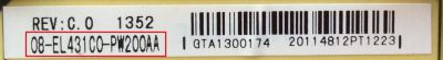 FUENTE DE PODER PARA TV TCL 08-EL431C0-PW200AA / 40-EL4310-PWC1XG / EL431C0 / PANEL LVF480ND2L MODELO 48FS4690TAAA - Imagen 2