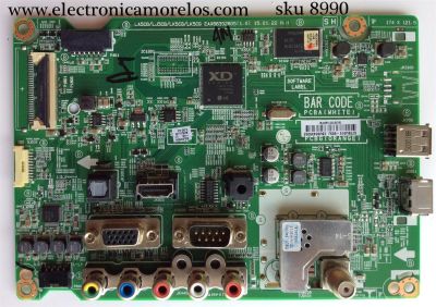 MAIN PARA TV LG / NUMERO DE PARTE EBU63435002 / EAX66302805 / EAX66302805(1.0) / 63435002 / PANEL HC400DUN-VCKN5-214X / MODELO 40LX340H-UA / 40LX340H-UA.BUSJLJM