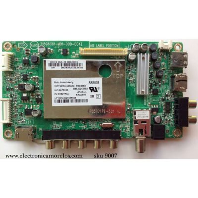 MAIN / VIZIO 756TXECB02K0220 / XECB02K0220 / D6YKX7 / 715G6381-M01-000-004I / MODELO D320-B1 LTY7PKCQ	