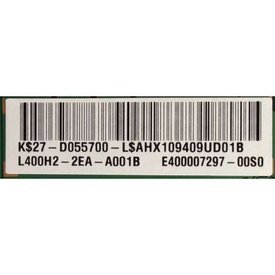 LED DRIVER  TOSHIBA / 27-D055700 / T87D149.00 / PANEL V400HJ2-LE2 REV C1 / MODELOS 40SL412U / 40S51U - Imagen 2