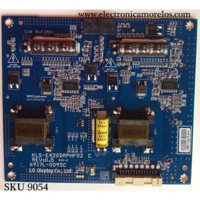 LED DRIVER / LG 6917L-0095C / KLS-E420DRPHF02C / PANEL´S LC420DUN (SE)(R2) / LC420DUN (SE)(U2) / MODELOS 42CS560-UE AUSYLHR / 42LM3400-UC AUSWLUR / 42LM3400-UC AWMWLUR / 42LM3700-UC AUSWLUR / 42LS3400-UA AUSWLUR