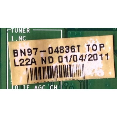 MAIN PARA TV SAMSUNG NUMERO DE PARTE BN94-04492E / BN41-01438C / BN97-04836T / PARTES SUSTITUTAS BN94-04684A / BN94-03366C / BN94-03366H / BN94-03366L / BN94-03366R / BN94-03366W / BN94-03366Z / BN94-04492F / PANEL LTF460HJ03-A04 / MODELO UN46C6300SFXZA  - Imagen 3