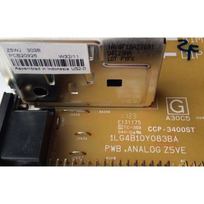 TARJETA TUNER A/V / SANYO 1LG4B10Y083BA Z5WJ / 1LG4B10Y083BA / Z5WJ / MODELO DP42841 P42841-01	 - Imagen 2