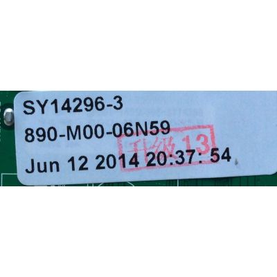 MAIN / ELEMENT 890-M00-06N59 / B14060041 / T.MS3393.81 / JE600D3HE67 / SY14296-3 / MODELO ELEFW606	 - Imagen 3