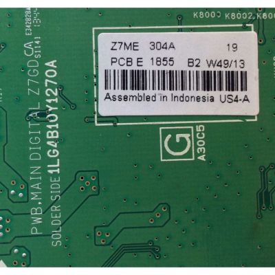 MAIN DIGITAL / SANYO Z7ME / 1LG4B10Y127A0 Z7ME / 1LG4B10Y1270A Z7ME / 1LG4B10Y1270A / 1LG4B10Y127A0 / PANEL T550HVN04.0 / MODELO DP55D33 P55D33-02 - Imagen 2