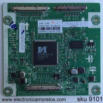 TARJETA DIGITAL PARA TV SANYO / NUMERO DE PARTE Z7MC / 1LG4B10Y118B0 Z7MC / 1LG4B10Y118B0 / 1LG4B10Y118BA / PANEL T550HVN04.0 / MODELO DP55D33 P55D33-00