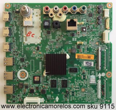 MAIN PARA TV LG / NUMERO DE PARTE EBT62387716 / EAX64872104 / EBR76643206 / EAX64872104(1.0) / PARTE SUSTITUTA EBT62387754 / PANEL LC500DUE (SF)(R2) / MODELOS 50LN5700-UH / 50LN5750-UH / 50LN5750-UH.BUSYLJR / 50LN5700-UH.AUSYLJR / 50LN5700-UH.BUSYLJR