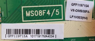 MAIN / TCL V8-OMS08F4-LF1V003(H4) / GFF119715A / MS08F4/5 / 40-MS08F6-MAA2HG	 - Imagen 3