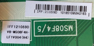 MAIN / TCL V8-MS08F4H-LF1V004(H4) / IFF121059D / MS08F4/5 / 40-MS08F6-MAA2HG	 - Imagen 2