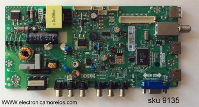 MAIN FUENTE (COMBO) PARA TV TCL / NUMERO DE PARTE L15041200 / TP.MS3393T.PB710 / MS39PV / GFF119315A / T8-24LATL-MA1 / 02-SHY39V-CYLA01 / V8-MS39PVL-LF1V082