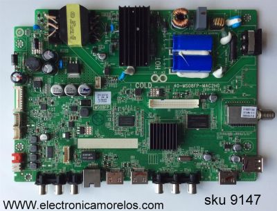MAIN  FUENTE PARA TV TCL 40 " / NUMERO DE PARTE V8-0IS08FP-LF1V026/ GFE120072B / MS08FP / 40-MS08FP-MAC2HG	