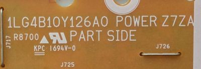 FUENTE DE PODER / SANYO 1LG4B10Y126B0 Z7ZC / 1LG4B10Y126B0 / 1LG4B10Y1266AO / MODELOS FVE3923 P39E23-02 /  DP39E23 P39E23-02 - Imagen 2