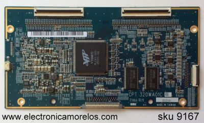 T-CON / AKAI 320WA01C8H / CPT320WA01C8H / MODELO LCT3201TD / PANEL CLAA320WA01	