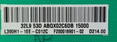 LED DRIVER / SANYO L390H1-1EE-C012C / L390H1-1EE / MODELO DP39E63 P39E63-00 / PANEL V390HJ1-LE1 Rev.C1	 - Imagen 2