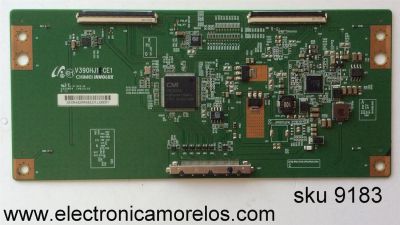 T-CON / SANYO 3XSR442A / V390HJ1-CE1 / MODELO DP39E63 P39E63-00 / PANEL V390HJ1-LE1 REV.C1	