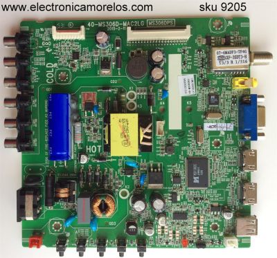MAIN / FUENTE / (COMBO) / TCL V8-M306GRS-LF1V003 / IFE120259A / 40-MS306D-MAC2LG / MS306DPS / 32D2720S