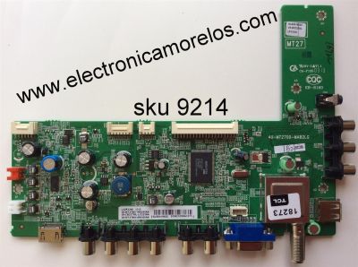 MAIN / TCL GLE951692C / V8-OMT2705-LF1V031 / V8-0MT2705-LF1V031 / 40-MT2700-MAB2LG / 08-MT27S07-MA200AA / 08-CS32TML-LC223AA / 08-MT27S04-MA300AA / MODELO L32F3300	