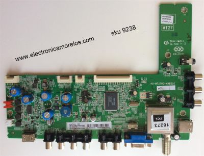 MAIN PARA TV TCL 08-CS32TML-LC223AA / 40-MT2700-MAB2LG / V8-OMT2705-LF1V031 / GLE950059C / 08-MT27S07-MA200AA / 08-MT27S04-MA300AA / MODELO L32F3300